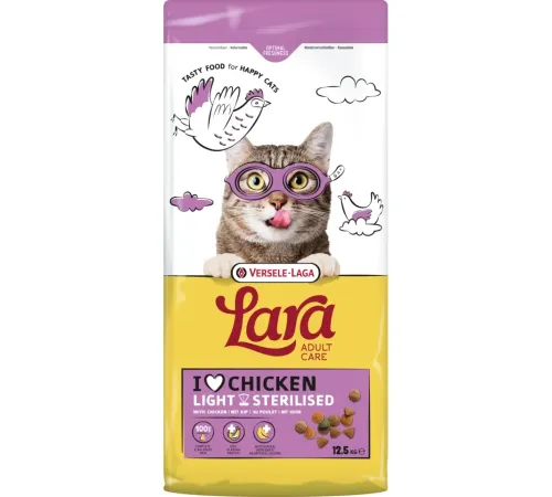 LARA для стерилизованных кошек (Курица), 12,5 кг