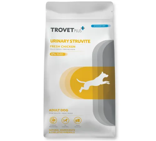 Trovet Plus Adult Dog Urinary Struvite (Курица), 3 кг