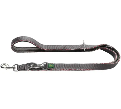 Hunter Поводок T-Leash Divo Reflect, красно-серый, 15/200