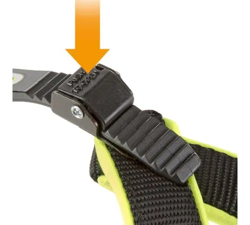 Ferplast Шлея AGILA ERGOFLUO 2, желтая, 37-45см/15мм