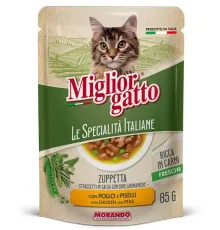 Miglior gatto Суп Le Specialità Italiane (Курица, горох), 85 г
