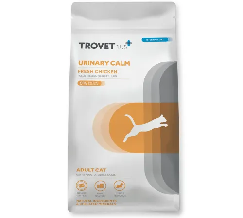 Trovet Plus Urinary Calm Cat (Курица), 1,2 кг