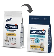 Advance Cat Adult Sensitive (Лосось и рис), 3 кг