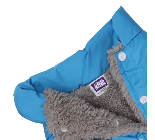 Triol Попона утепленная Селфи салатово-голубая, S, размер 25 см