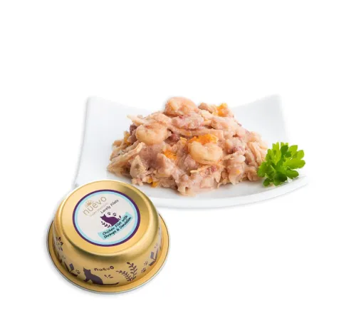 Nuevo Lovely Filets (Куриное филе, креветки), 85 г