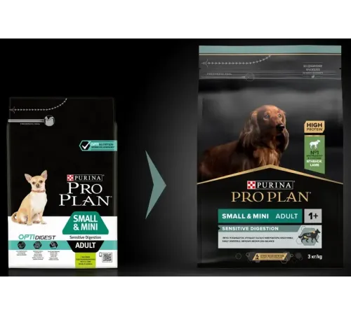 Pro Plan Small & Mini Adult Sensitive Digestion (Ягненок), 700 г