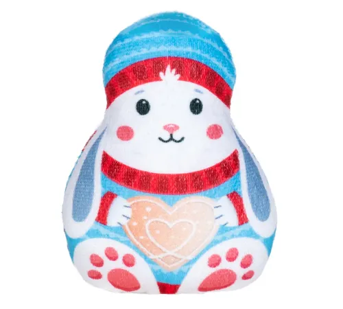 Fancy pets Игрушка для кошек Новогодний зайка, 11 см