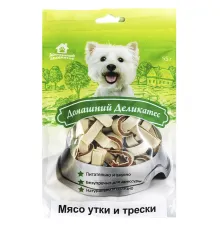 Домашний деликатес Мясо утки и трески, 55 г