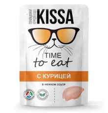 Kissa Пауч для кошек (Курица в соусе), 75 г