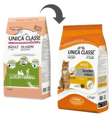 Unica Classe Adult Sensible Indoor (Курица), 1,5 кг