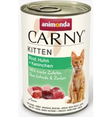 Carny Kitten (с говядиной, курицей и кроликом) 200 г х 10 шт