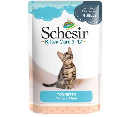 Schesir Kitten Care Tuna (Тунец в желе), 85 г