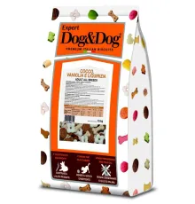 Dog&Dog Expert Печенье с кокосом, ванилью и лакрицей, 15 кг