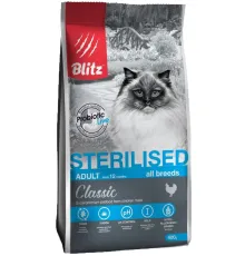 BLITZ Classic Sterilised Adult Cat (Курица) 400 г