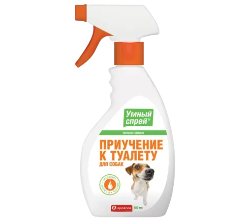 Apicenna Умный спрей Приучение к туалету для собак, 200 мл