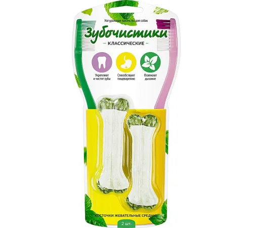 Зубочистики Косточки жевательные средние, 70 г