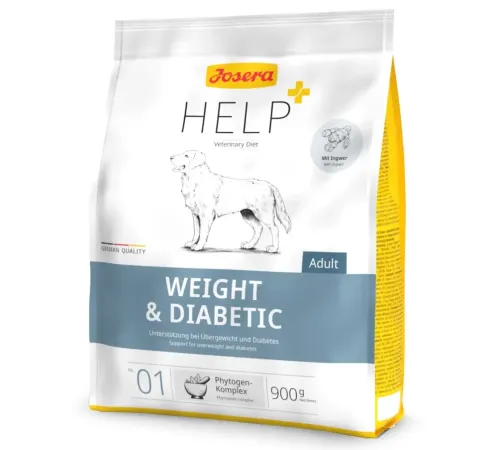 Josera Нelp Weight&Diabetic Dog, 900 г
