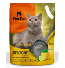 Murkel Наполнитель бентонитовый (Лимон), 5 л/4 кг