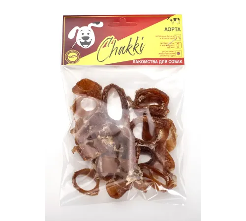 Чакки Аорта говяжья резаная, 50 г