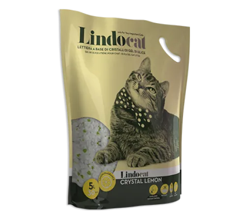 Lindocat Наполнитель Crystal Lemon 5 л
