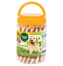 Triol Крученые палочки с уткой для собак (банка), 340 г