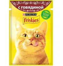 Friskies для кошек (Говядина в подливе) 85 г х 10 шт