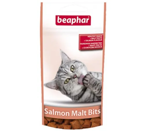 Beaphar Лакомство Malt Bits Salmon (лосось), 35 г