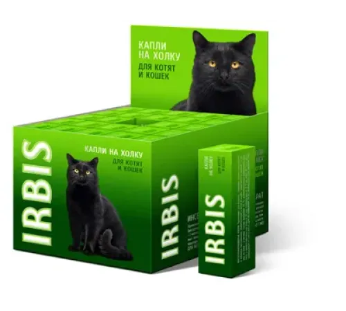Irbis Капли для кошек и котят, 1 флакон/ 1 мл