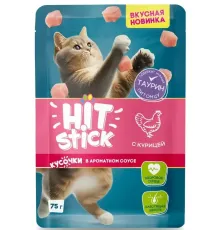 Hitstick для кошек (Курица в соусе), 75 г х 28 шт