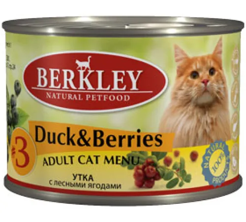 Berkley для кошек (Утка с лесными ягодами) 200 г