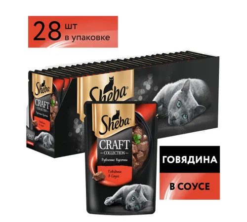 Sheba Craft Collection (Говядина в соусе) 75 г