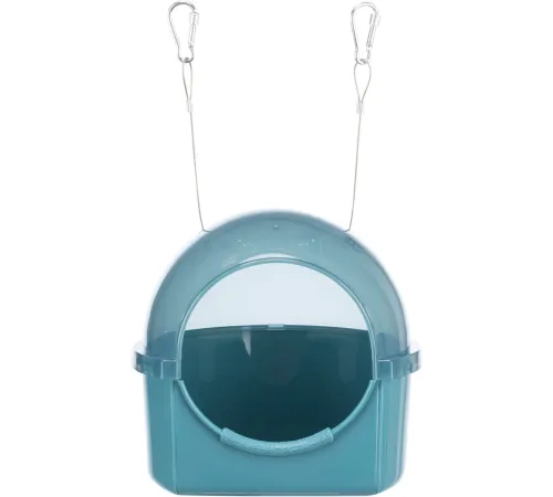 Trixie Купалка для птиц круглая, голубой, 20х20х17,5 см
