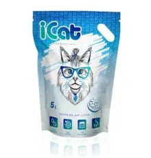 iCat Силикагелевый наполнитель Snow Flakes, 5 л