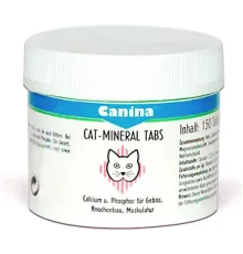 Canina Cat-Mineral Tabletten (минеральные таблетки для кошек) 75 гр (150 таб)