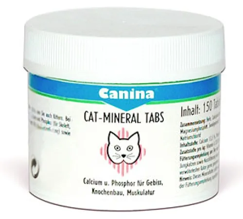 Canina Cat-Mineral Tabletten (минеральные таблетки для кошек) 75 гр (150 таб)
