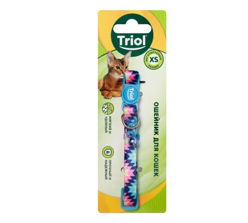 Triol Ошейник для кошек Абстракция, XS, 10*210-330мм
