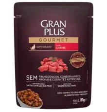 Granplus Gourmet Пауч для кошек (Говядина), 85 г