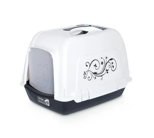 Туалет Pet Inn Space Cat Deco Line Чёрный