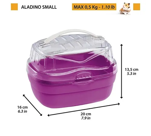 Ferplast Переноска ALADINO Small для грызунов, салатовая