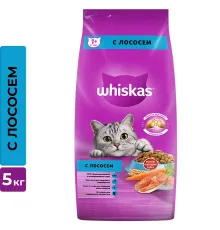 Whiskas для взрослых кошек (Лосось), 350 г