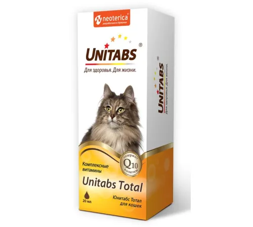 Neoterica Unitabs Тотал Капли для кошек, 20 мл