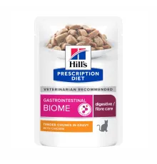 Hill's Prescription Diet Gastrointestinal Biome Влажный корм для кошек (Курица), 85 г