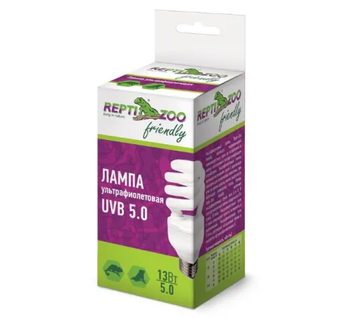 Repti-Zoo Friendly Лампа УФ UVB 5.0 20 Вт