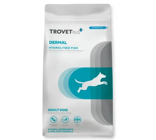 Trovet Plus Adult Dog Dermal (Рыба), 3 кг