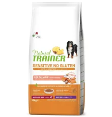 Trainer Natural Sensitive No Gluten Medium&Maxi Mature (Лосось), 12 кг