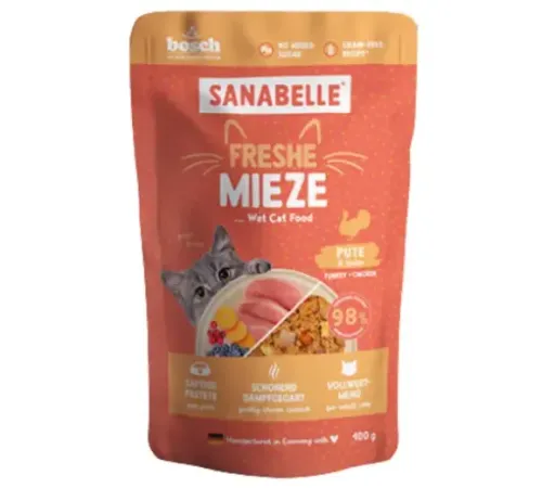 Sanabelle Freshe Mieze Топпинг (Индейка с курицей), 100 г