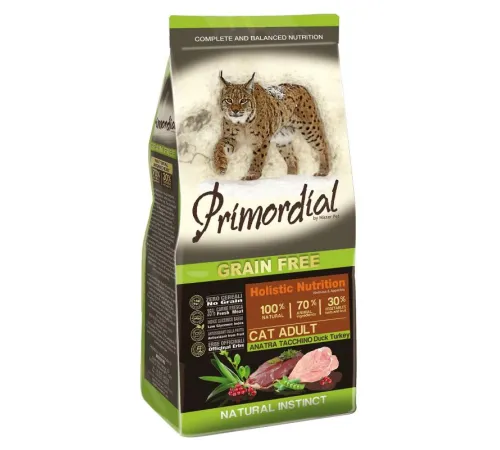 Primordial Cat Adult (Утка и индейка), 2 кг