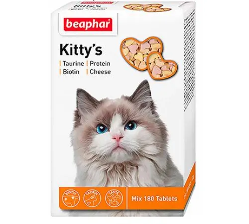 Витаминизированное лакомство Beaphar Kitty's Mix 180 таб