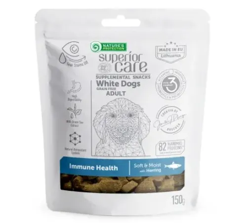 Nature's Protection Superior Care White Dogs Immune Health (Сельдь), 150 г