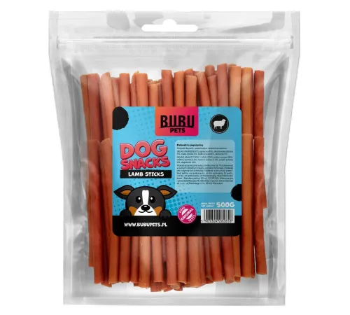 Bubu Pets Палочки из мяса ягненка, 500 г